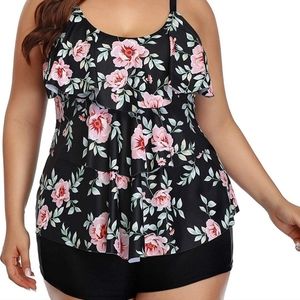Youique plus size tankini